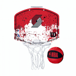 Wilson NBA Portland Trail Blazers Team Mini krep&scaron;inio lenta - Dydis Universalus (WTBA1302-POR Krep&scaron;inio kamuoliai)