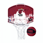 Wilson NBA Miami Heat Team Mini krep&scaron;inio lenta - Dydis Universalus (WTBA1302-MIA Krep&scaron;inio kamuoliai)