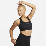 Nike Swoosh Medium Support - Dydis Universalus (DX6821-010 Sportinės liemenėlės)