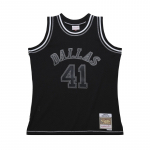 Mitchell & Ness NBA Contrast 2K Swingman Jersey Dallas Mavericks 1998-99 Dirk Nowitzki - Dydis Universalus (TFSM6784-DMA98DNOBLCK Mar&scaron;kinėliai)