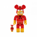 Figurki Medicom x The Simpsons Bearbricks 100% & 400% Set "Radioactive Man" - Dydis Universalus (THE-SIMPSONS-RADIOAC )