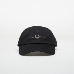 FRED PERRY Flp Twill Cap Black - Dydis Universalus (HW2300 220 Kitos kepurės)