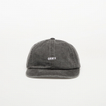 OBEY Pigment Bold 6 Panel Strapback Pigment Black - Dydis Universalus (100580418-BLK Kitos kepurės)