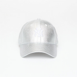 New Era New York Yankees Womens MLB 9FORTY Adjustable Cap Metallic Silver - Dydis Universalus (60758957 Kitos kepurės)