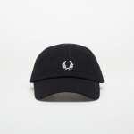 FRED PERRY Pique Classic Cap Black/ Snowwhite - Dydis Universalus (HW2295 843 Kitos kepurės)