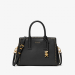 Michael Kors Laila Small Studded Leather Satchel Black - Dydis Universalus (30S6A9IS1L 001 Krep&scaron;iai)