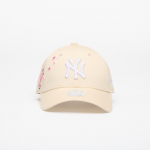 New Era 9FORTY Floral Icon New York Yankees Light Cream/ Optic White - Dydis Universalus (60856330 Kitos kepurės)