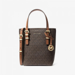 Michael Kors Quinn Extra-Small Signature Logo And Leather Convertible Tote Bag Brown/ Acorn - Dydis Universalus (32T5GQNC0B 252 Krep&scaron;iai)
