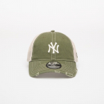 New Era 9TWENTY Trucker MLB Cotton Canv New York Yankees New Olive - Dydis Universalus (60856386 Kitos kepurės)