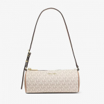 Michael Kors Izzy Small Signature Logo Barrel Pochette Vanilla/ Acorn - Dydis Universalus (32S6GZYC1B 149 Krep&scaron;iai)