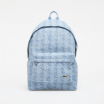 LACOSTE Backpack Silver Chine/ Black-Silver Chine - Dydis Universalus (NU5298NZ Q48 Kuprinės)