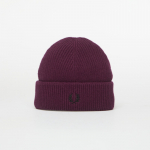 FRED PERRY Classic Wool Beanie Plum - Dydis Universalus (C3306 37C Kitos kepurės)