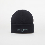 FRED PERRY Graphic FLP Beanie Navy/Silver Blue - Dydis Universalus (C3300 Q34 Kitos kepurės)