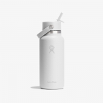 Hydro Flask 946 ml Wide Flex Straw Cap White - Dydis Universalus (W32CFS110 Gertuvės)