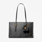 Michael Kors Md Ew Tz Tote Wmns Charm Black - Dydis Universalus (30T6A6ZT8C 001 Krep&scaron;iai)