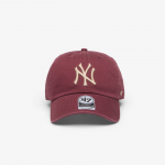 '47 Brand MLB Clean Up Contrast New York Yankees Cap Burgundy - Dydis Universalus (15121368 Kitos kepurės)