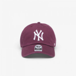 '47 Brand MLB Clean Up New York Yankees Cap Plum - Dydis Universalus (15121453 Kitos kepurės)