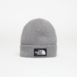The North Face Tnf Logo Box Cuffed Beanie Grey Heather - Dydis Universalus (NF0A8CHEDYY1 Kitos kepurės)