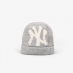 New Era Knit Medium MLB Fluffy Mohair Beanie New York Yankees Gray - Dydis Universalus (60915890 Kitos kepurės)
