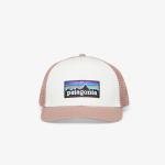 Patagonia P-6 Logo Trucker Hat Birch White - Dydis Universalus (38289 BCW Kitos kepurės)