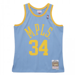 Mitchell & Ness NBA Swingman Jersey Los Angeles Lakers 2001-02 Shaquille O'Neal - Dydis Universalus (SMJY3176-LAL01SONCLBL Mar&scaron;kinėliai)