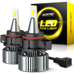 LED lemputės prie&scaron;rūkiniams žibintams PSX24W 2504, 6500K, 6000 LM, 2 vnt. AUXITO I9