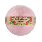 FOLK & FLORA CRANBERRY vonios burbulas, 130 g