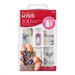 KISS LONG STILETTO priklijuojami nagai (100 vnt.)