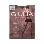 GIULIA CHIC BIKINI 20 DEN NERO pėdkelnės - 2 cappuccino