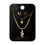AURI 18K GOLD PLATED kaklo papuo&scaron;alas