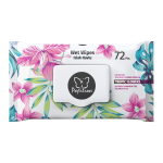 PAPILION TROPIC FLOWERS drėgnos servetėlės (72 vnt.)
