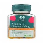 H&B Vaikams Vitaminas C + Vitaminas D, B6, B12, Cinkas ir Selenas maisto papildas, 30 guminukų