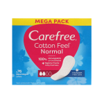 CAREFREE COTTON FEEL NORMAL higieniniai įklotai (76 vnt.)