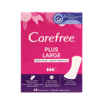 CAREFREE PLUS LARGE FRESH SCENT higieniniai įklotai (48 vnt.)