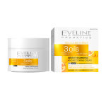EVELINE 3 OILS + PEPTIDES dieninis/naktinis kremas, 50 ml