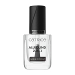 CATRICE ALLROUND 2-IN-1 nagų lako pagrindas ir vir&scaron;utinis sluoksnis, 10,5 ml
