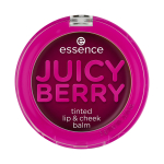 ESSENCE JUICY lūpų ir skruostų balzamas, 3 g - JUICY BERRY