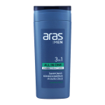 ARAS FOR MEN 3 IN 1 ALL IN ONE &scaron;ampūnas, kondicionierius ir du&scaron;o želė, 250 ml