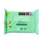 SENCE ALOE VERA drėgnos servetėlės veidui valyti (20 vnt.)