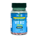 H&B HIGH STRENGTH vitaminas B12 1000 &micro;g, 180 tablečių