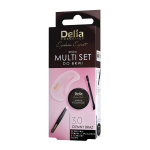 DELIA EYEBROW EXPERT CIEMNY BRĄZ antakių priežiūros rinkinys