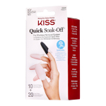 KISS QUICK SOAK - OFF rinkinys gelio nagų lakui nuimti