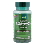H&B Kininė chlorella 3000 MG, 120 tablečių
