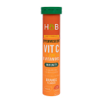 H&B vitaminas C, cinkas ir B grupės vitaminai, apelsinų skonio, 20 &scaron;nyp&scaron;čiųjų tablečių