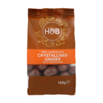 H&B pieniniu &scaron;okoladu padengti cukruoti imbierai, 150 g