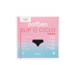 POMPEA SLIP CICLO NERO moterų menstruacijų kelnaitės - M