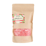FOLK & FLORA RASPBERRY & ROSE ANTIOXIDANT POWER vonios druska, 500 g