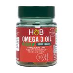 H&B VEGAN omega 3 žuvų taukai, 30 kapsulių