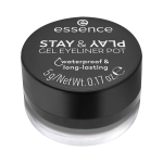 ESSENCE STAY & PLAY akių kontūro želė, 5 g - Black