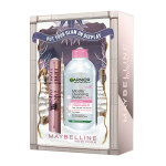MAYBELLINE SKY HIGH blakstienų tu&scaron;as + GARNIER micelinis vanduo